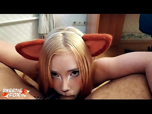❤️ Kitsune κατάποση κόκορας και σπέρμα στο στόμα της ️ Όμορφο πορνό ❤